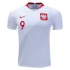 Billiga Fotbollströjor Polen Robert Lewandowski 9 VM 2018 Hemma tröja